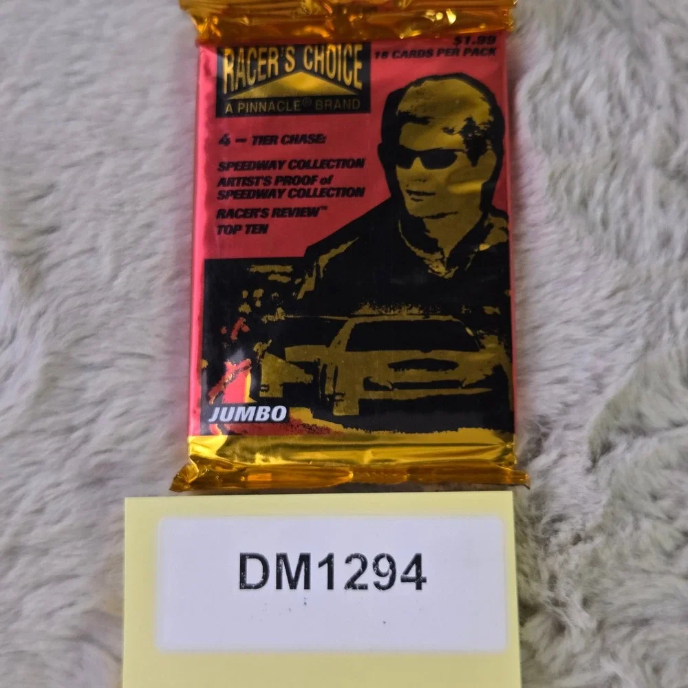 Lot of 7 1996 Pinnacle Racers Choice Jumbo Packs NASCAR Sealed